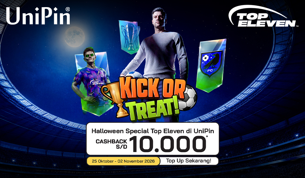 Kick or Treat! Promo Special Top Eleven di UniPin