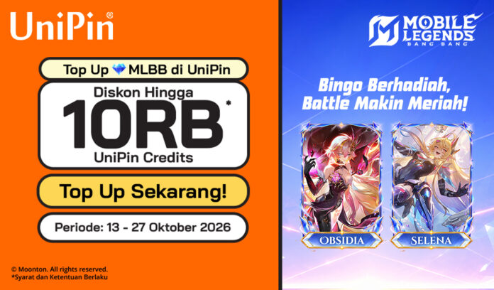 Bingo Berhadiah, Battle Makin Meriah! Top Up MLBB di UniPin!
