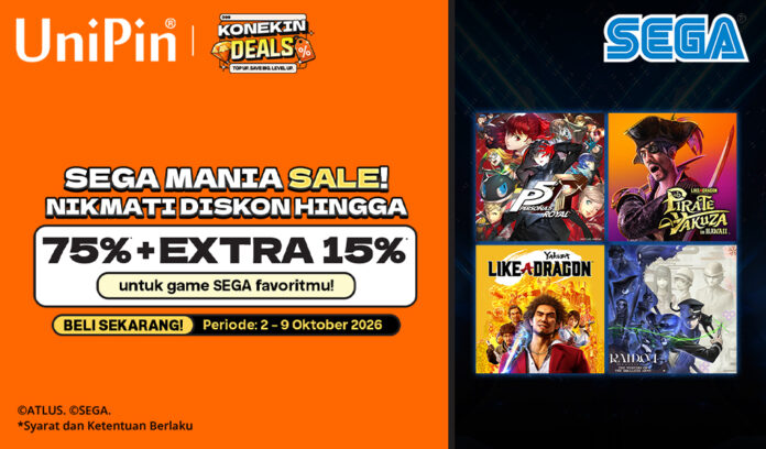 SEGA Mania Sale Wishlist Jadi Koleksi, Harga Bikin Jatuh Hati! Hanya di UniPin